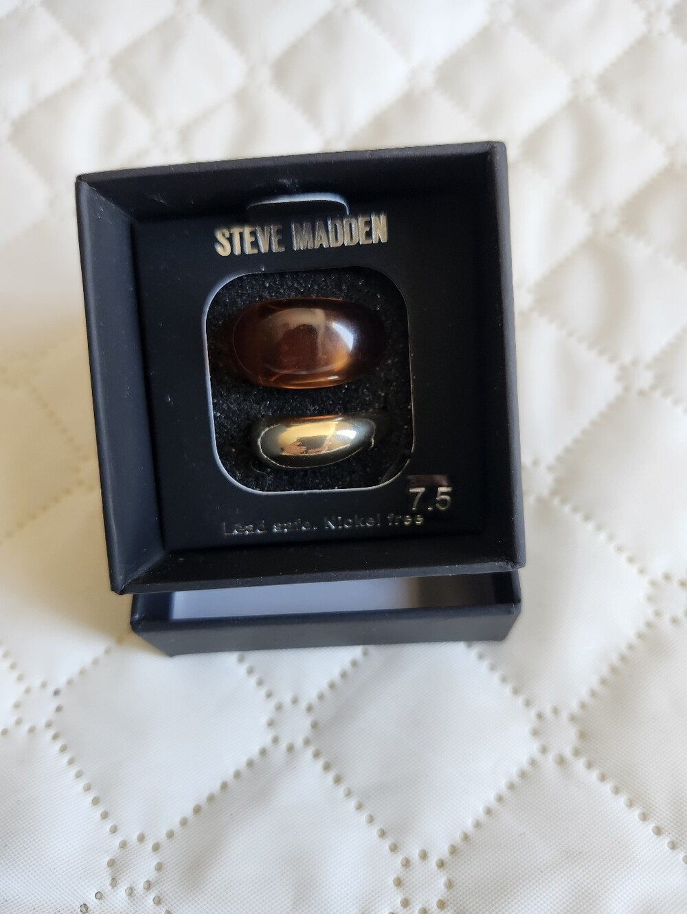 Steve Madden Ring Set